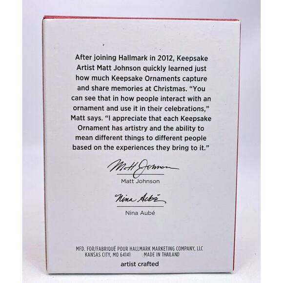 Hallmark COOKIE DOE 2021 Keepsake Ornament Ice Cream Reindeer - Picture 3 of 6